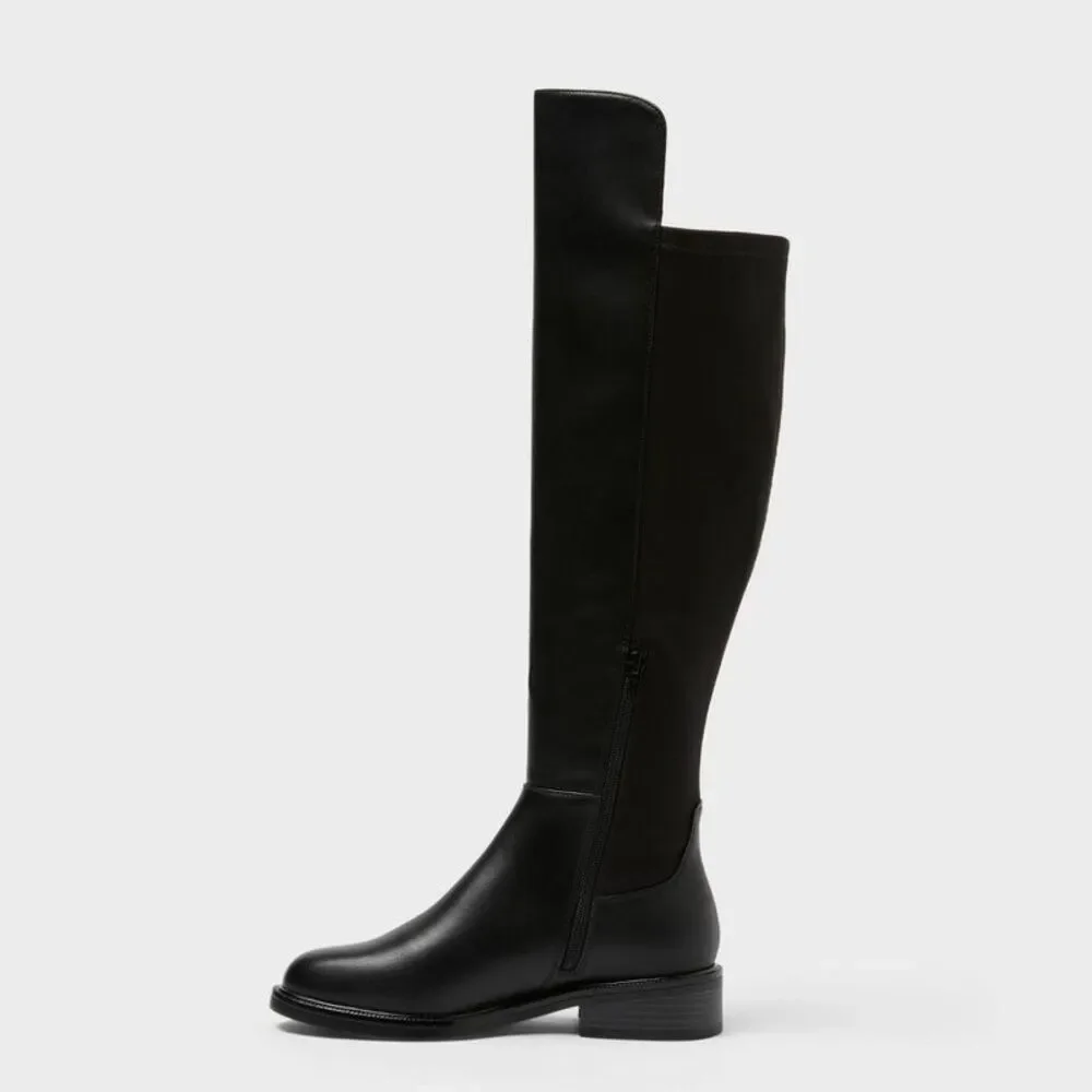 Women’s Hope Boots with Memory Foam Insole - A New Day Black 7